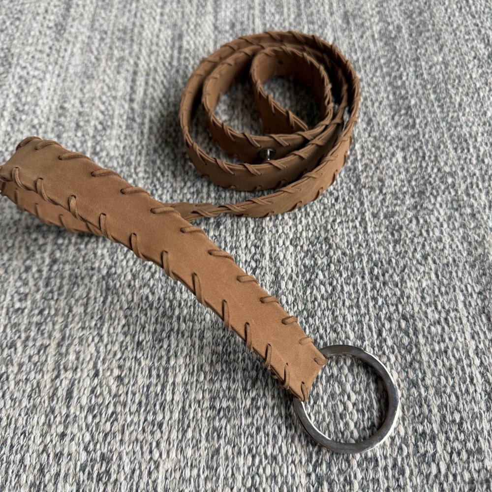 Braided Leather Men's Bag Strap